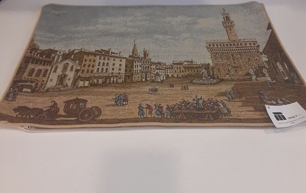 M & T Italian Tapestry Pillow Covers Alzate Brianza[Como]